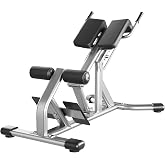 Roman Chair,Hyperextension Bench for Waist, Gym Back Extension Machine - Heavy-Duty 300 kg (660 lbs) Weight Capacity