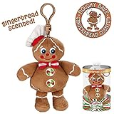 Whiffer Sniffers Doughy Dave Christmas Gingerbread Scented Backpack Clip
