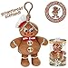 Whiffer Sniffers Doughy Dave Christmas Gingerbread Scented Backpack Clip