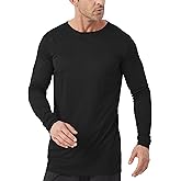 Men's Tall Rash Guard Long Sleeve T Shirts - UPF 50+ Sun Protection Tee Shirt for Fishing, Swim, Hiking