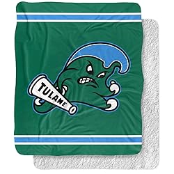 Tulane University Blanket, 50"x60" Primary Logo