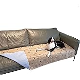 Peepeego 2Pack Pee Pads for Dogs Reusable+Free Dog Comb, Waterproof Rug 36"x72", Absorbent Puppy Pads Washable, Non Slip Protector for Bed Couch Floor