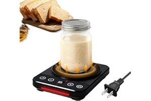 Sourdough Starter Warmer Mat,70-100℉ Adjustable with 1℉ Precision Sourdough Warming Mat,12H Timer & Memory Function & Auto Sh