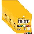 M&M'S Peanut Milk Chocolate Candy, 2.55 oz Bag (Pack of 12)