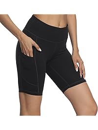 IUGA High Waist Yoga Pants Inner/Out Pocket Design, Tummy Control, Workout Running 4 Way Stretch Yoga Leggings