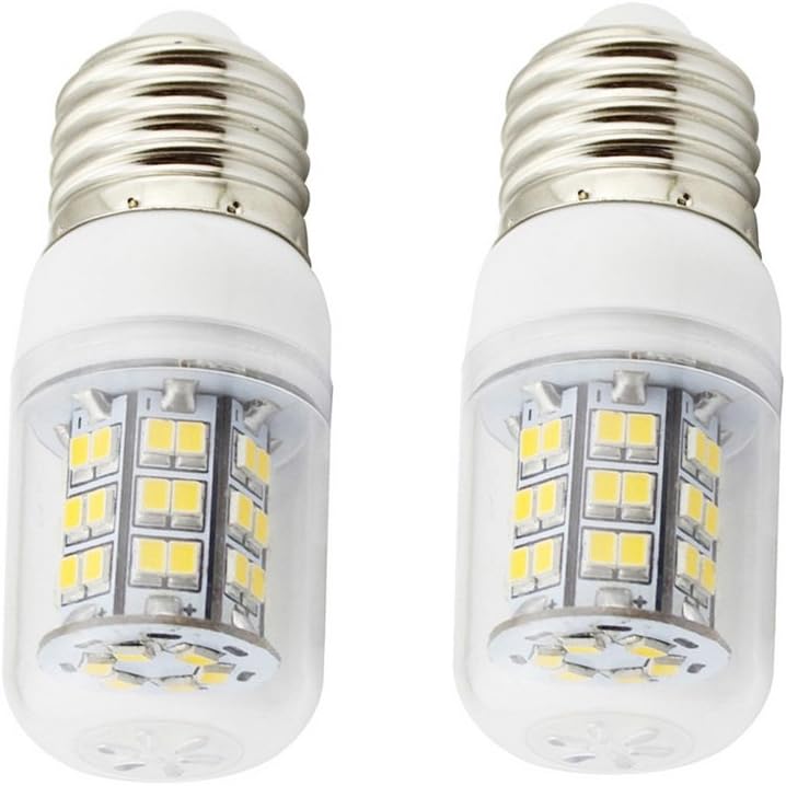 Uniox 2 Pack LED Light Bulb Solar Power 12V-24 Volt E26 4 Watts 360 Lumens 48pcs LEDs Lamp Cool White 5000K