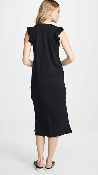 sundry ruffle midi dress