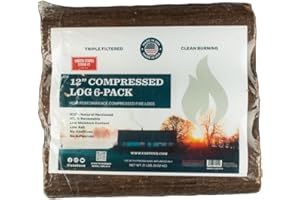 U.S. STOVE COMPANY 12" Compressed Log - 6 Pack