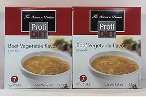 Being Well Essentials Protidiet Soup Twin Pack - 14 servings (Two Beef Vegetable)