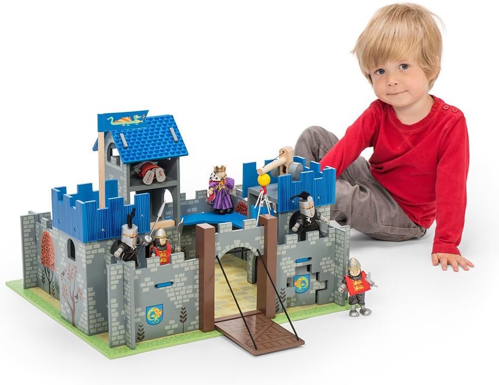 toy castle with drawbridge