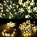 GreenClick Solar String Lights Outdoor, 50LED Fairy Starry Lights Waterproof， 23Ft Decorative String Solar Lighting for Wedding，Party Garden, Lawn, Patio, Yard, Home