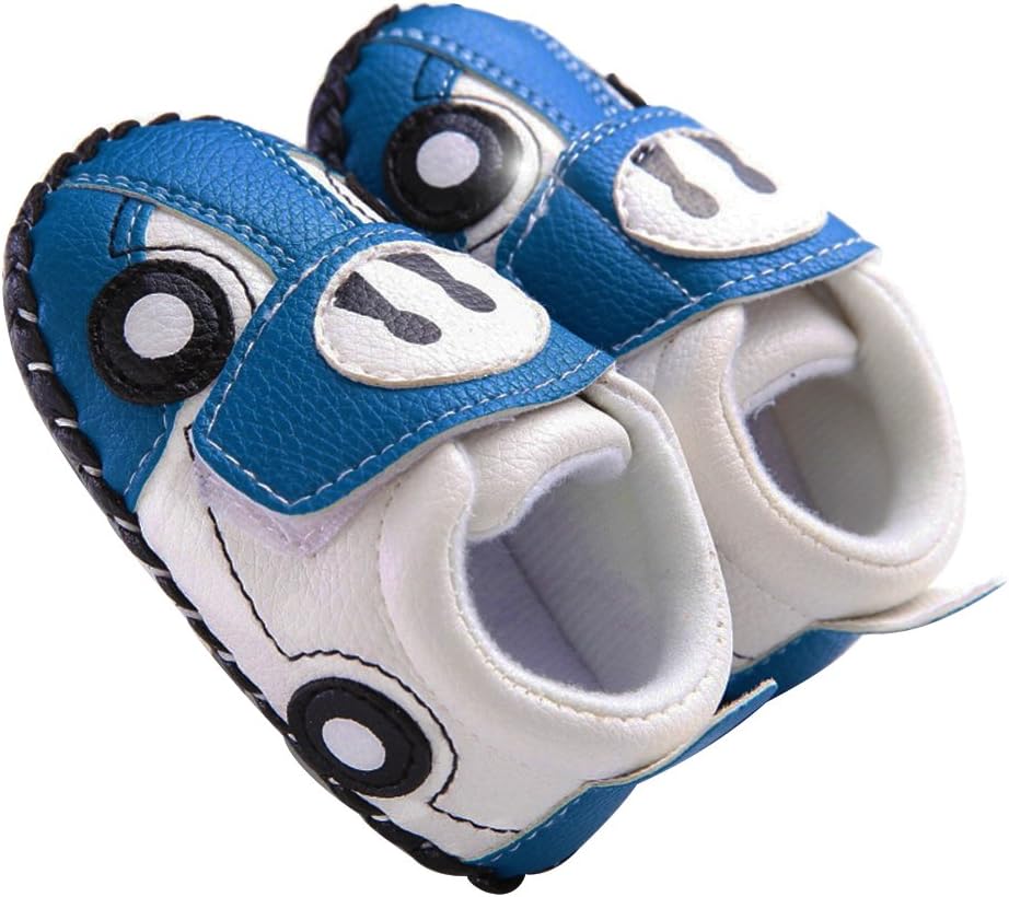 PAMBO Baby Shoes for Infants, Newborns and Toddlers – Soft Soles – Ideal for Babies Learning to Walk Boys