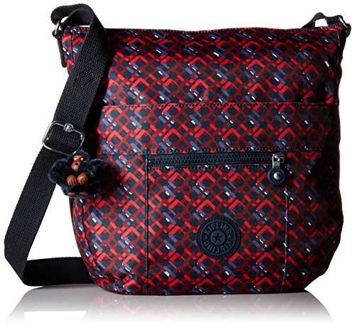 Kipling Bailey Printed Hobo Crossbody Bag, Groovy Lines