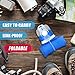 Collapsible Water Bottle Outdoor Bottle Portable Sports Silicone Flexible Leak-Proof Bottle Lightweight Foldable Reusable Camping Hiking Traveling Walking Running Smart Hydration Solution 750ml-Blue