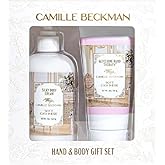 Camille Beckman Hand and Body Duet Set, Silky Body and Glycerine Hand Cream, Soft Cashmere