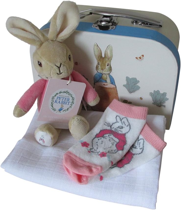 Baby Girls Flopsy Bunny Baby Shower Gift /Newborn Gift / Gift Set in