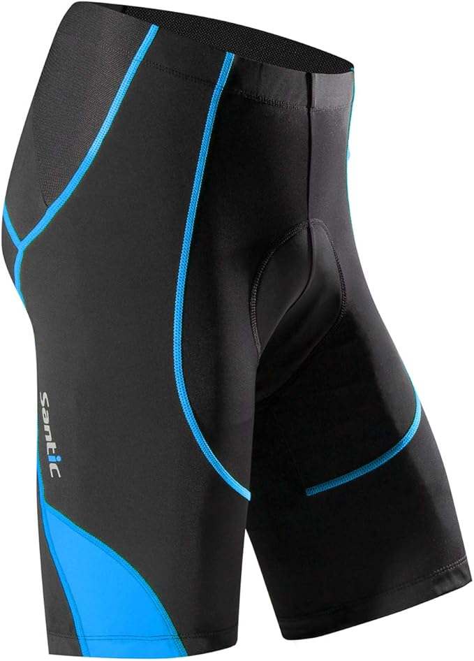 Santic Mens Cycling Shorts Men Padded Cycle Shorts Mens Road Bike