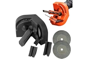 KAMOJI Multipurpose Drill Bit Grinding Sharpener with 2 Grinding Wheels, 2024 New Power Drill Bit Sharpeners, Drill Press Sharpening System Drill Bit Sharpener for All Bits (Black)