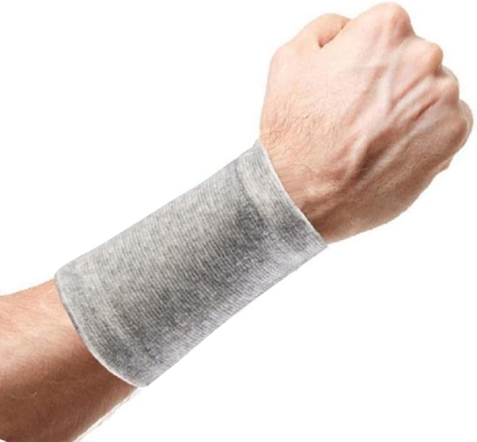 Pacetag Compression Wrist Sleeves (1 Pair) for Relief & Recovery from Pain, Sprains, Carpal Tunnel, Bursitis, Tendonitis, Arthritis - Everyday Support (Medium)