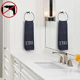 Wopeite Chrome Self Adhesive Towel Ring Stainless Steel 22lb Load view 2
