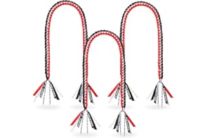 TFTAFAN Graduation Ribbon Leis 2024 Graduation Leis Necklace Congrats grad Graduation Necklace Braided Necklace with class of 2024 tassels Graduation Gift Party Accessories for Women and Men