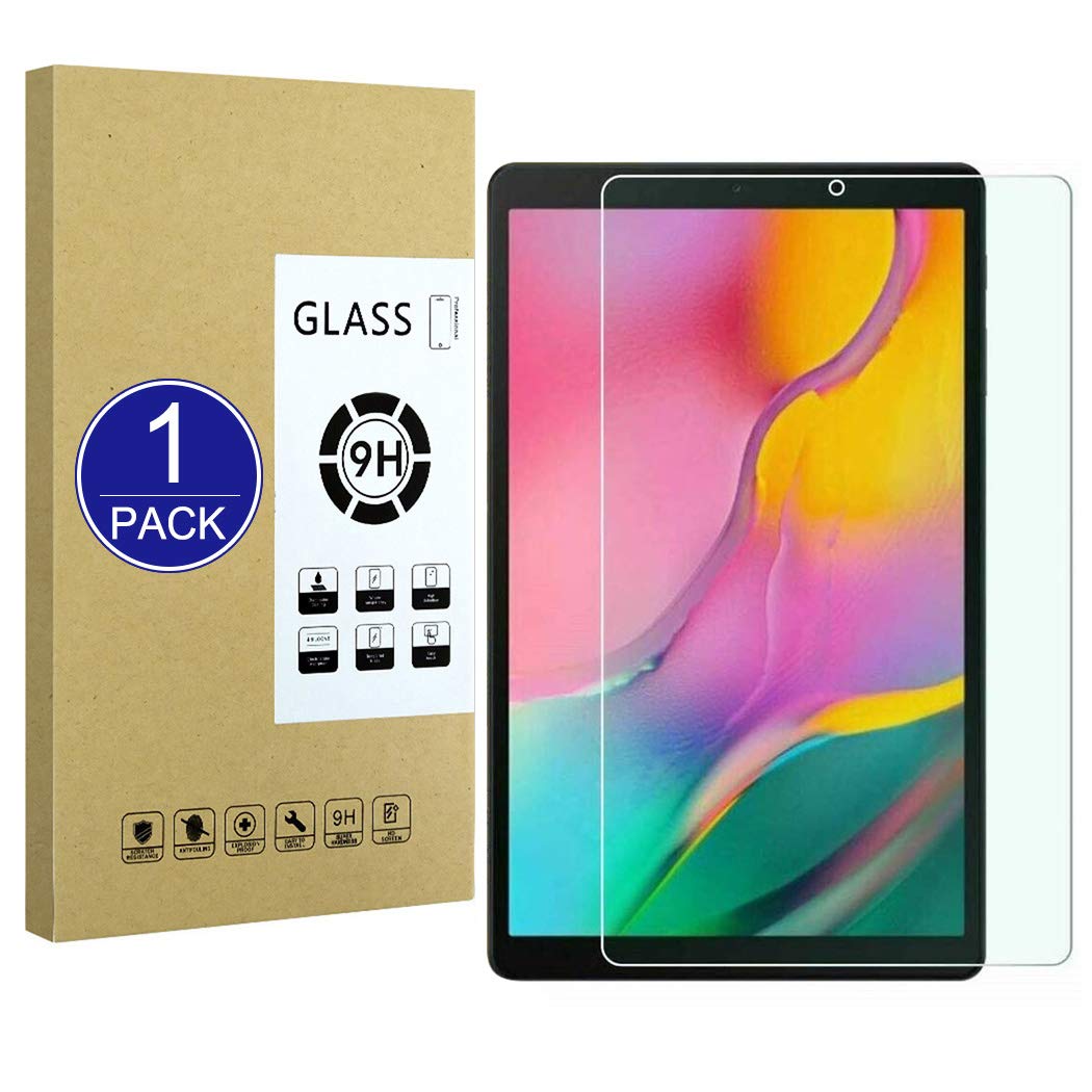 X-Dision Tempered Glass Compatible with Galaxy Tab A 10.1/T510/T515, Premium Tempered Glass Screen Protector [Bubble-Free][Anti-Shatter] Compatible with Galaxy Tab A 10.1/T510/T515
