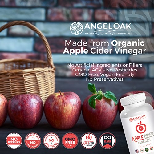 image for Angel Oak Nutrition Extra Strength Apple Cider Vinegar Pills - Made fr