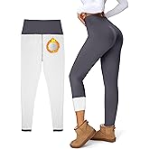 Women's Fleece Lined Leggings Weather Thick Thermal Warm Winter Tights Butt Lift High Waist Tummy Control Yoga Pants