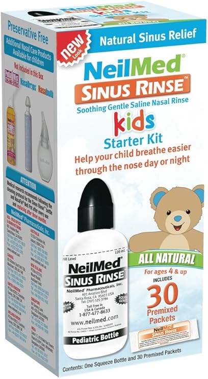 Amazon Com Neilmed Sinus Rinse Pediatric Starter Kit 30 Count Health Personal Care