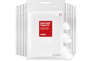 COSRX Acne Pimple Patch Absorbing Hydrocolloid Original 3 Size Patches for Blemishes and Zits Cover, Spot Stickers for Face and Body, Not Tested on Animals (240)