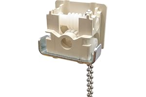 Springs Window Fashions Graber Bali G85 Control End Chain Drive Mechanism for DuraVue and Duralite Vertical Blinds