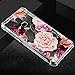 Galaxy J8 2018 Case,Samsung Galaxy J8 2018 Case with Flower,LUOLNH Slim Shockproof Clear Floral Pattern Soft Flexible TPU Back Cover for Samsung Galaxy J8 2018(Purple)