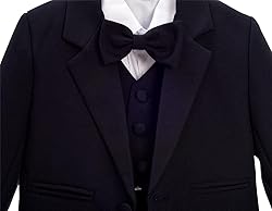 Dressy Daisy Kids Boy' 5 Pcs Set Formal Tuxedo