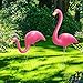 Yaheetech Large Retro Yard Pink Flamingos Novelty Yard Lawn Art Garden Party Ornaments, 2-Pack