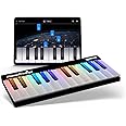 Gemini Sound PianoProdigy 24 Light-Up Keys Bluetooth MIDI Learning Keyboard – Wireless Controller for iOS/Android App (No Built-In Speakers, App Required)