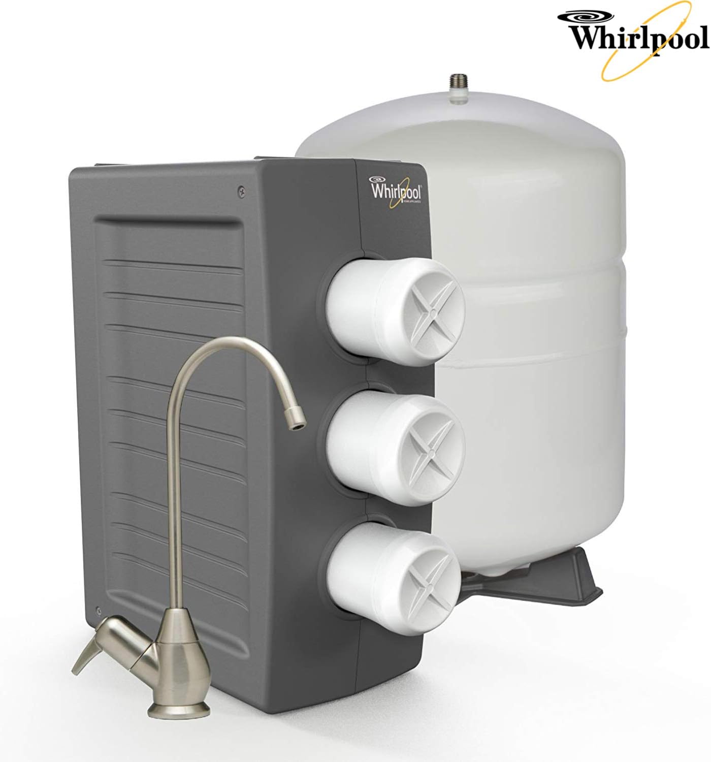 Whirlpool WHEERM Reverse Osmosis Replacement Membrane|Fits WHAPSRO, WHAROS5 & WHER25 Filtration Systems|Easy To Replace UltraEase Filter Cartridges |Extra Long Life | 1 Filter: Home Improvement