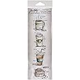 Stampers Anonymous Tim Holtz Mini Blueprints Strip Cling Rubber Stamps, 3" by 10", Fresh Brewed