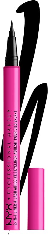 NYX Jumbo Lash 2-in-1 Liner Adhesive Baddest Black Waterproof Long Wear view 3