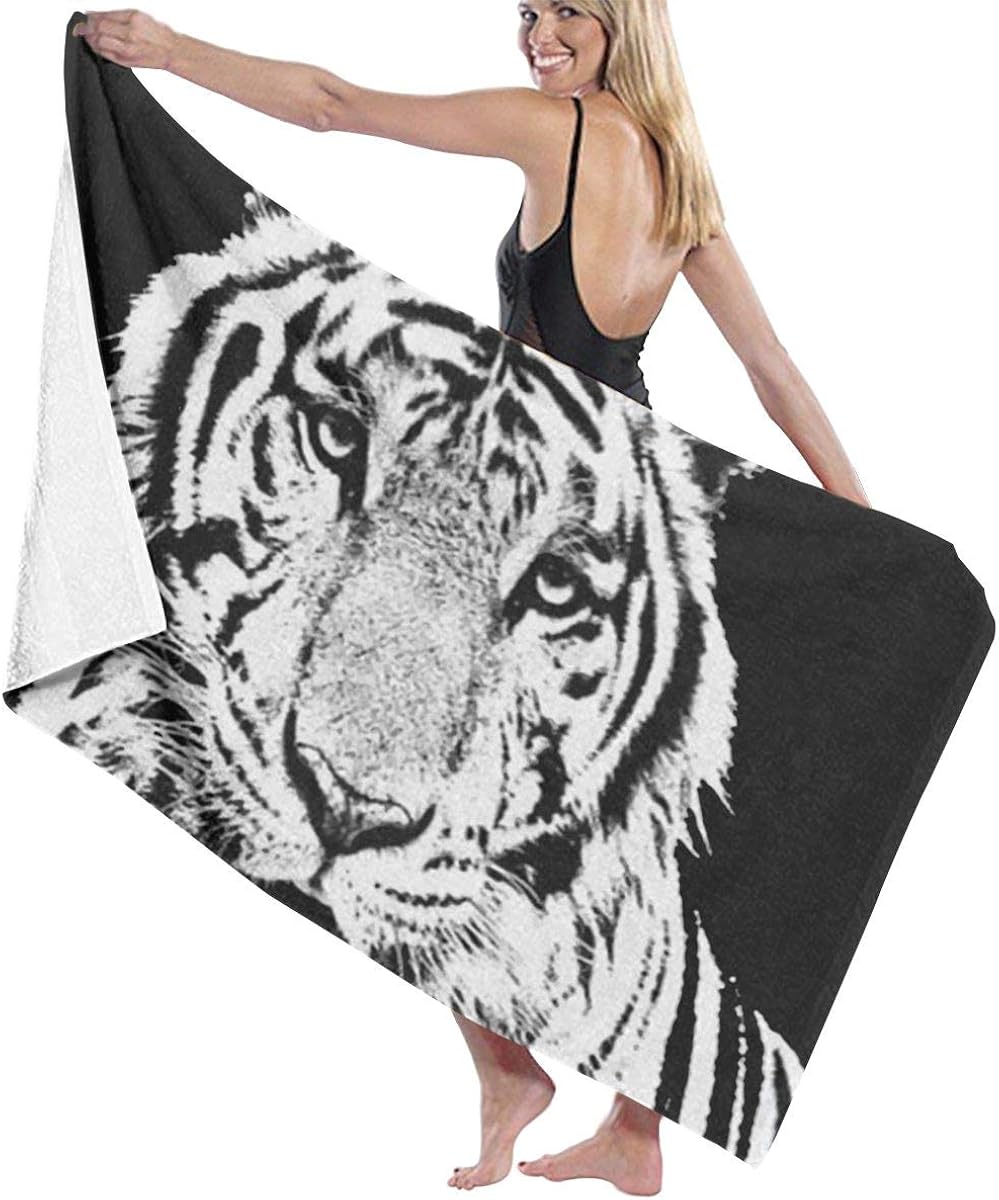 TigerHead Beach Towels Microfiber Quick Dry Lightweight