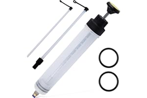 EONTOOL Fluid Extractor 500cc Oil Extractor Pump Fluid Pump for Automotive Applications, Fluid Syringe Pump Manual Suction Va