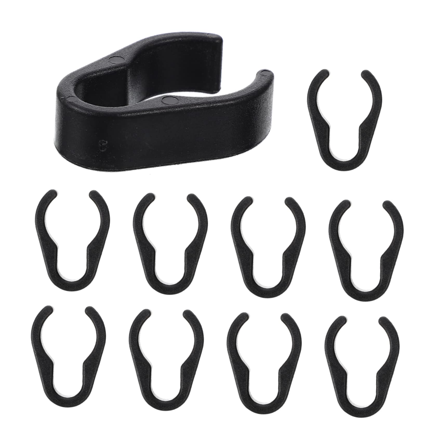 Photo 1 of TOPPERFUN 10Pcs Microphone Cable Clip, Microphone Bracket Cable Clip, Plastic Wire s, Pole Wire s for Mic with an Inner Diameter of 15-20 mm / 0.6-0.8 in