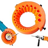 Hinbkenla Drill Bit Sharpener 2-13mm Disc | For 125mm Angle Grinder, Precision Sharpening，Handheld Grinding Tool with Diamond Wheel, Durable Nylon Housing