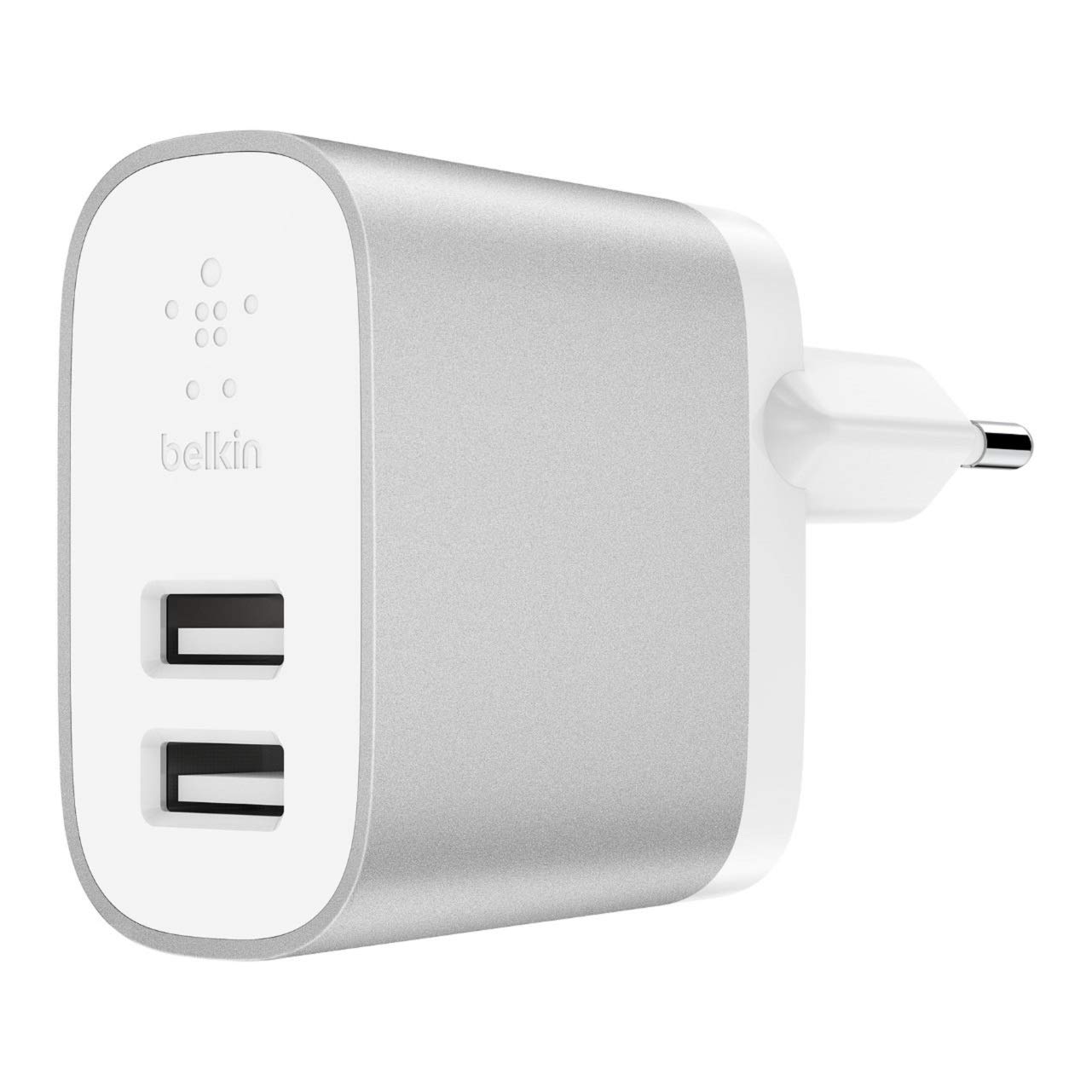 CHARGE BELKIN CHARG SECTEUR 2 USB 24W Silver