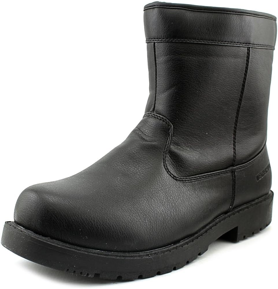 weatherproof black boots