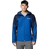 Columbia Mens Inner Limits III Waterproof Rain Jacket, Mountain Blue/Collegiate Navy, X-Large