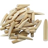 HARSKIYER 150 Pcs 3/8 Inch Pine Wood Plugs, Dowels for Screw Holes | Sanded Smooth, Ready To Paint, Natural Pine With Light Scent, Hides Screw Holes, Fits Tables, Chairs And Closets
