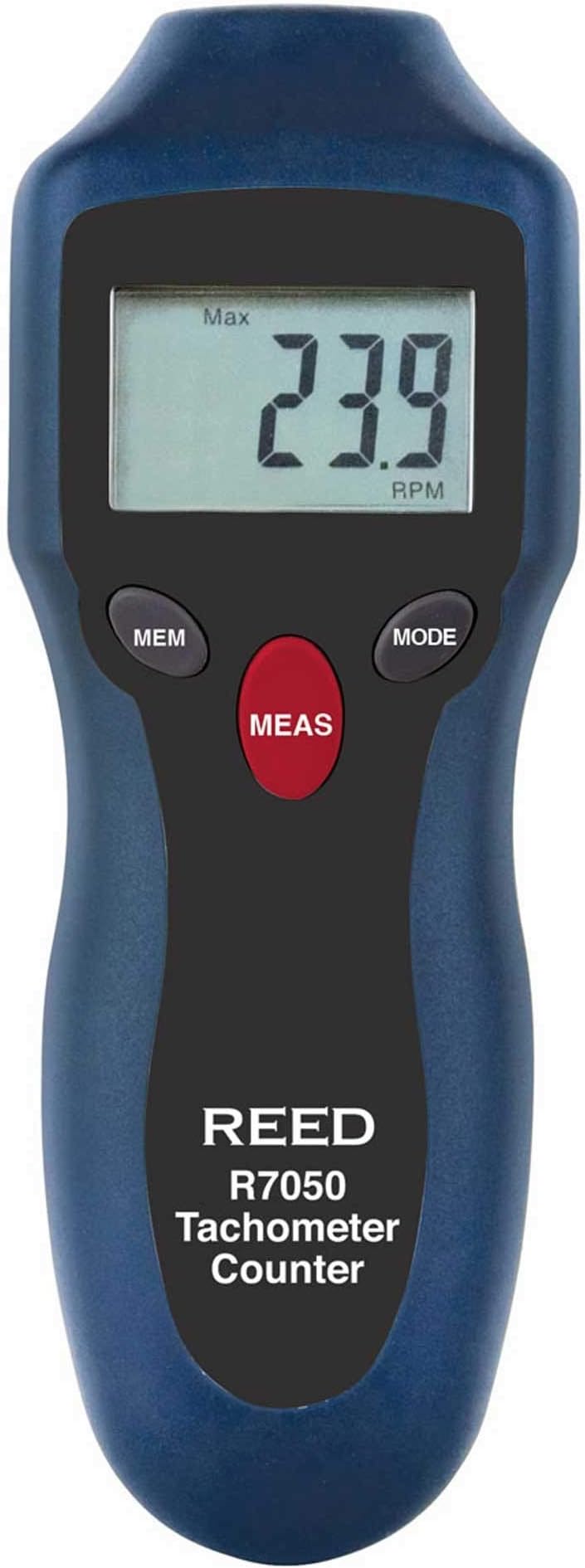 REED Instruments R7050 Compact Photo Tachometer and Counter