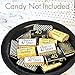 Black and Gold 40th Birthday Party Mini Candy Bar Wrappers - 45 Stickers