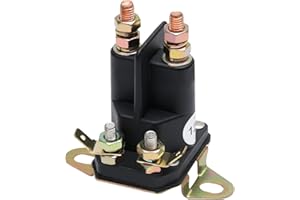 MaySpare 4 Pole Starter Solenoid Relay Switch 145673 Compatible with Craftsman LT1000 Poulan Husqvarna 146154 145673 73233 10