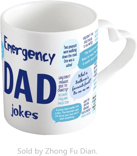 emergency dad joke mug